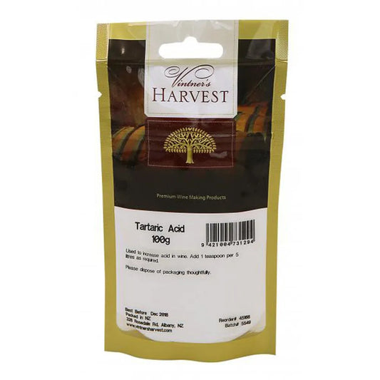 VINTNERS HARVEST TARTARIC ACID 100G