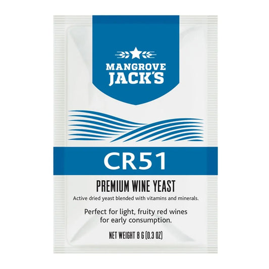 MANGROVE JACKS CR51 PREMIUM WINE YEAST 8g