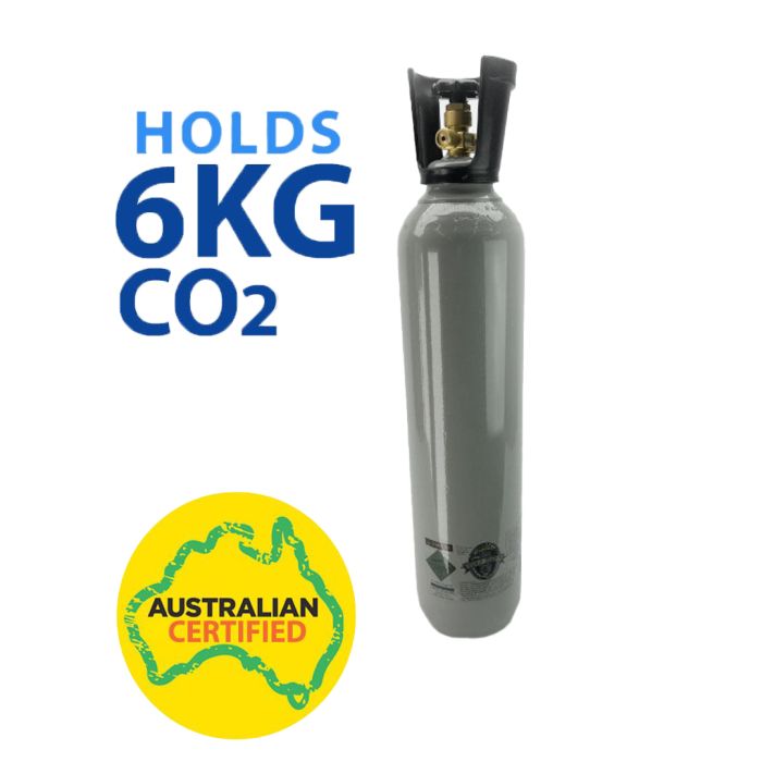 STEEL 6.0KG CO2 CYLINDER FULL