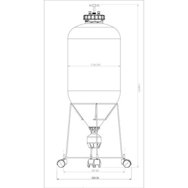 Apollo 60L Unitank Fermenter