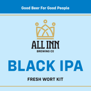 All In Brewing BLACK IPA (MIDNIGHT JACKAL) Fresh Wort Kit