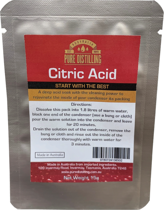 PURE DISTILLING Citric Acid 15g