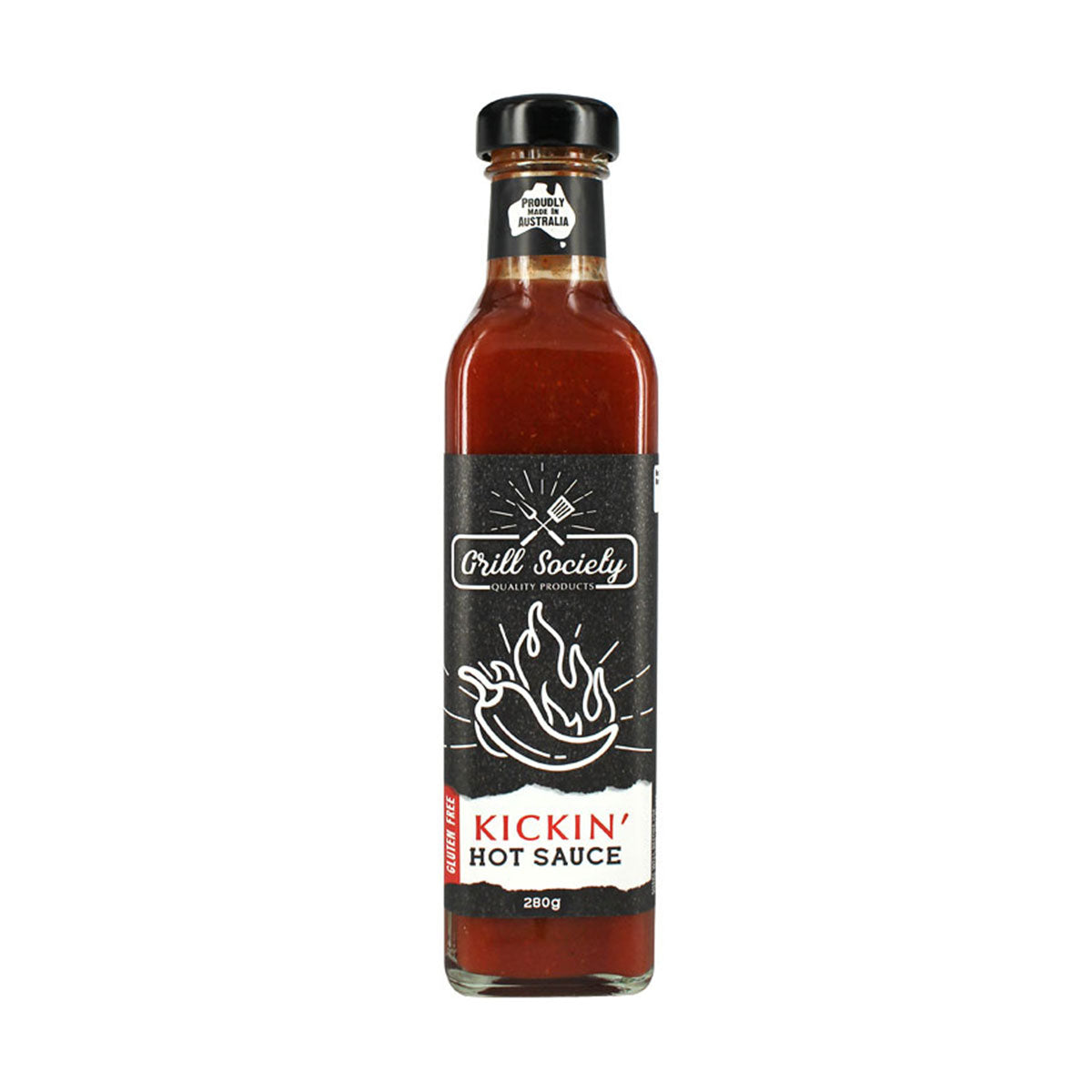 GRILL SOCIETY - KICKIN' HOT SAUCE 280g