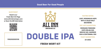 All In Brewing DOUBLE IPA (STRONGHOLD ASSASSIN) Fresh Wort Kit