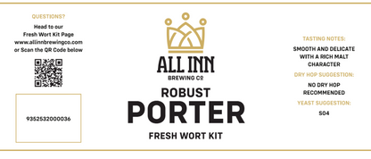 All In Brewing PORTER (CLOCKWORK) Fresh Wort Kit