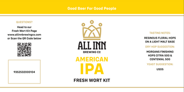 All In Brewing AMERICAN IPA (LEGBREAKER) Fresh Wort Kit