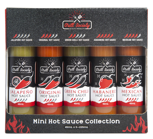 GRILL SOCIETY -  Mini Hot Sauce Collection