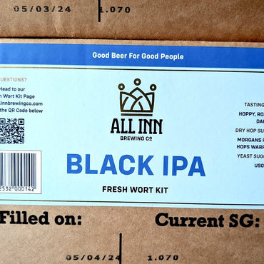 All In Brewing BLACK IPA (MIDNIGHT JACKAL) Fresh Wort Kit