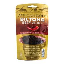 African Gold Biltong Beef Jerky - Chilli