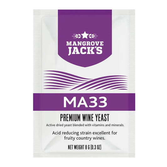 MANGROVE JACKS MA33 PREMIUM WINE YEAST 8g