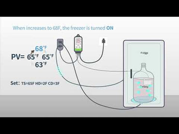 INKBIRD FRIDGE DUAL TEMPERATURE CONTROLLER