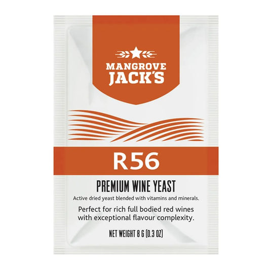 MANGROVE JACKS R56 PREMIUM WINE YEAST 8g