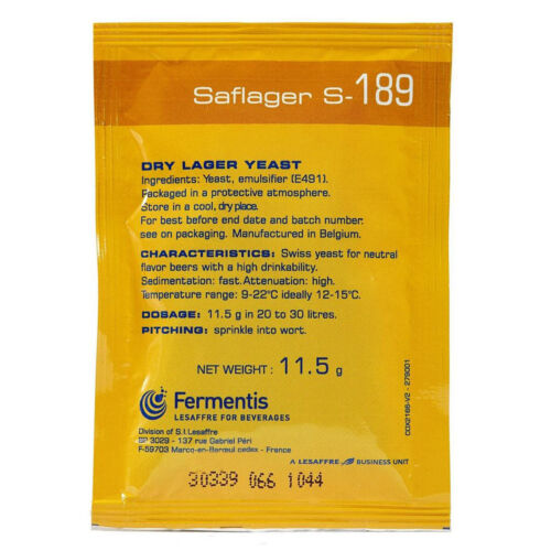 SAFLAGER YEAST S-189 - 11.5g