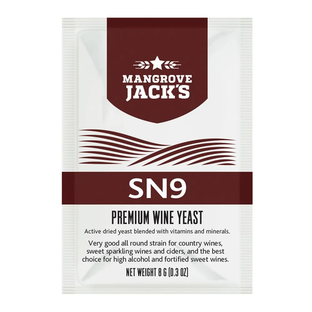 MANGROVE JACKS SN9 PREMIUM WINE YEAST 8g