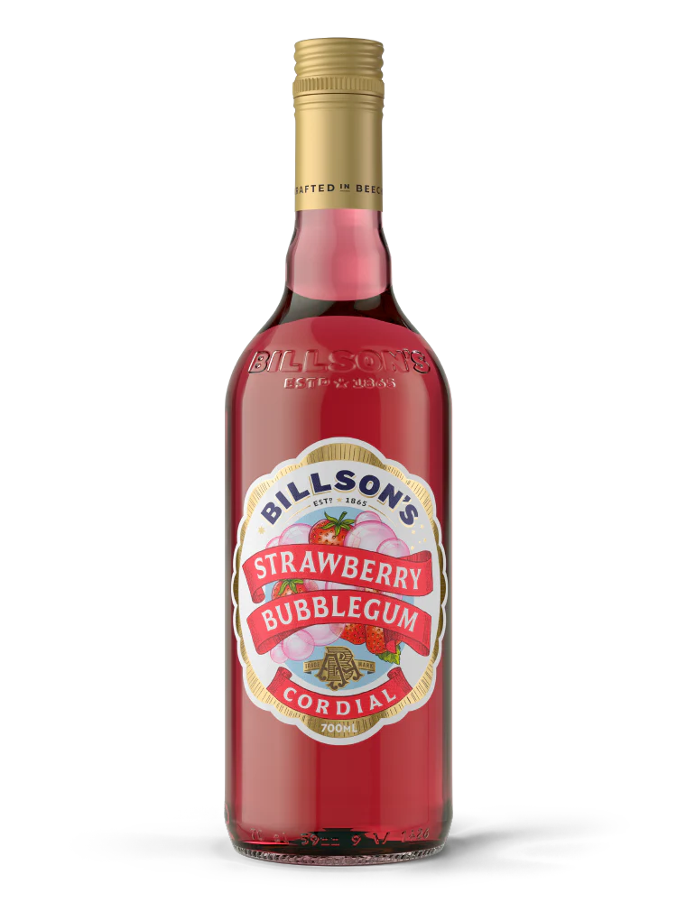 BILLSON'S CORDIAL STRAWBERRY BUBBLEGUM